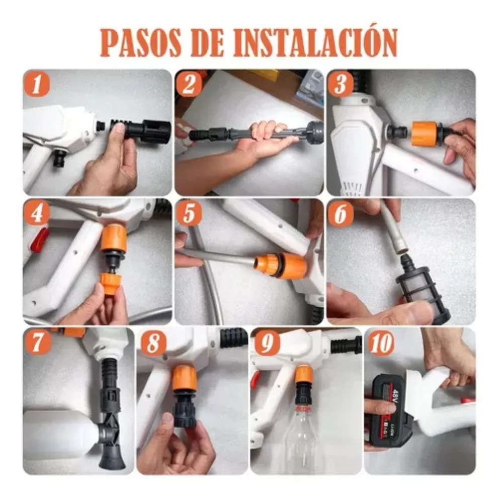 Miniatura 2 de Hidrolavadora Pistola Lavado Coche Moto